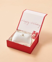 Samantha Thavasa | パールビジュー付きポーチ ギフトBOXセット［クリスマスコレクション2021］(ポーチ)