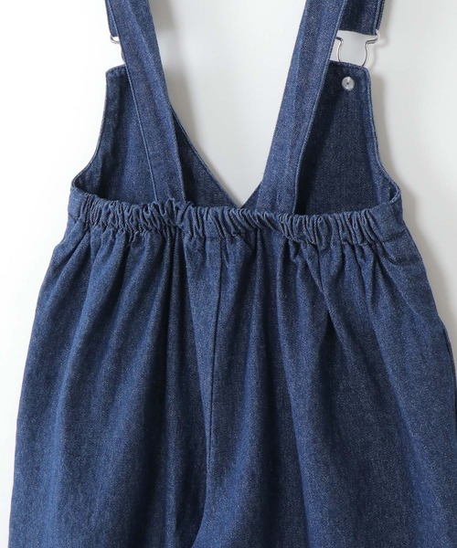 ikka(イッカ)の「カシュクールサロペット(120~160cm)(サロペット/オーバーオール・キッズ・ネイビー/キャメル・120/130/140/150/160)」の6枚目の写真
