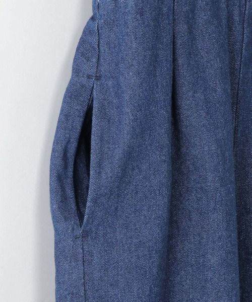 ikka(イッカ)の「カシュクールサロペット(120~160cm)(サロペット/オーバーオール・キッズ・ネイビー/キャメル・120/130/140/150/160)」の5枚目の写真