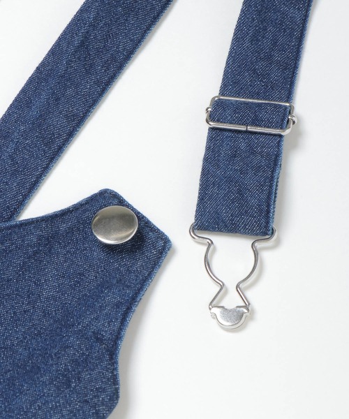 ikka(イッカ)の「カシュクールサロペット(120~160cm)(サロペット/オーバーオール・キッズ・ネイビー/キャメル・120/130/140/150/160)」の8枚目の写真