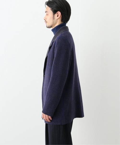 EDIFICE SELECT（エディフィスセレクト）の「【WKED / ウィークエンド】ニットコート（カーディガン/ボレロ・メンズ・ブルー系その他/ベージュ・LARGE/MEDIUM）」の5枚目の写真