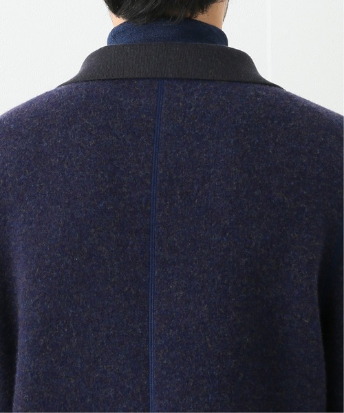 EDIFICE SELECT（エディフィスセレクト）の「【WKED / ウィークエンド】ニットコート（カーディガン/ボレロ・メンズ・ブルー系その他/ベージュ・LARGE/MEDIUM）」の8枚目の写真