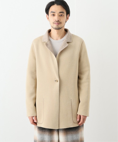 EDIFICE SELECT（エディフィスセレクト）の「【WKED / ウィークエンド】ニットコート（カーディガン/ボレロ・メンズ・ブルー系その他/ベージュ・LARGE/MEDIUM）」の20枚目の写真