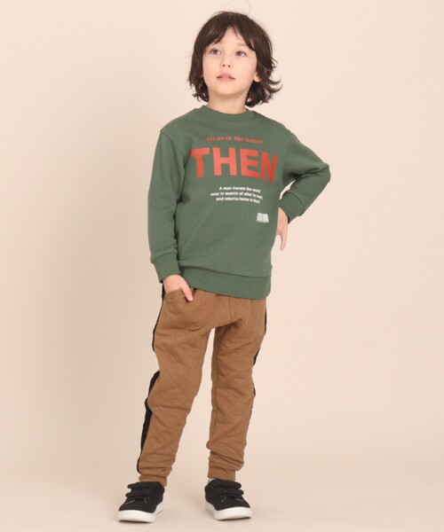 THE SHOP TK （ザ ショップ ティーケー ）の「◆【140cmまで】ロゴウラケプルオーバー（スウェット・キッズ・ブルー/グリーン/マスタード・11/12/10/14/13）」の5枚目の写真