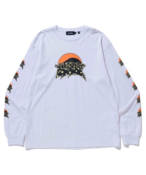 XLARGE(エクストララージ)の「EVENING L/S TEE(Tシャツ/カットソー・メンズ・イエロー/ブラック/ホワイト・S/L/M/XL)」の6枚目の写真