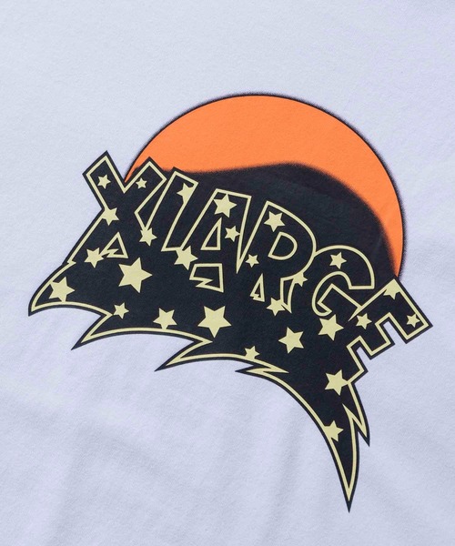 XLARGE(エクストララージ)の「EVENING L/S TEE(Tシャツ/カットソー・メンズ・イエロー/ブラック/ホワイト・S/L/M/XL)」の9枚目の写真