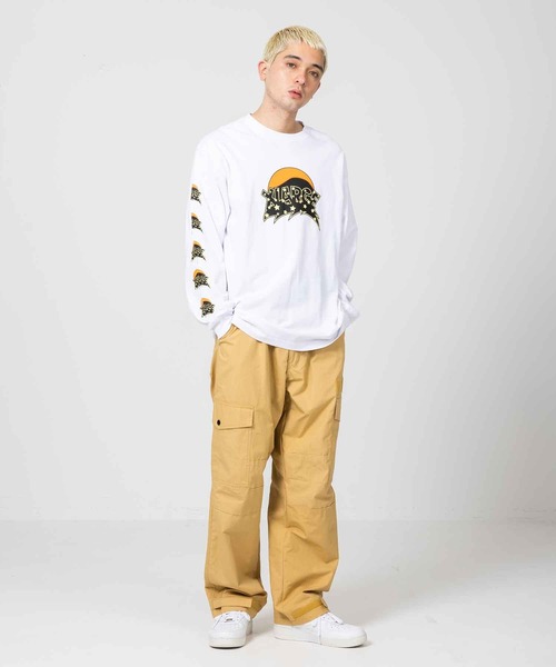 XLARGE(エクストララージ)の「EVENING L/S TEE(Tシャツ/カットソー・メンズ・イエロー/ブラック/ホワイト・S/L/M/XL)」の13枚目の写真