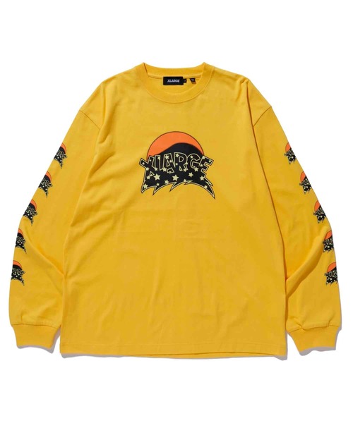 XLARGE(エクストララージ)の「EVENING L/S TEE(Tシャツ/カットソー・メンズ・イエロー/ブラック/ホワイト・S/L/M/XL)」の11枚目の写真
