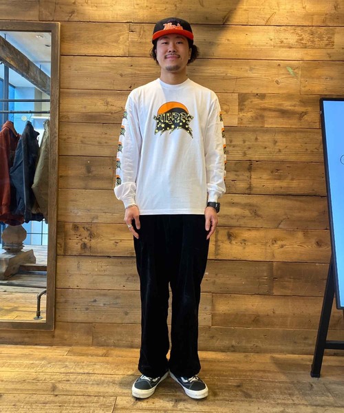 XLARGE(エクストララージ)の「EVENING L/S TEE(Tシャツ/カットソー・メンズ・イエロー/ブラック/ホワイト・S/L/M/XL)」の17枚目の写真