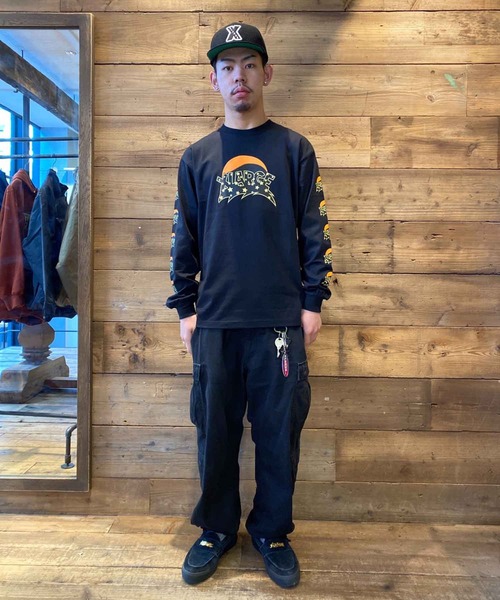 XLARGE(エクストララージ)の「EVENING L/S TEE(Tシャツ/カットソー・メンズ・イエロー/ブラック/ホワイト・S/L/M/XL)」の18枚目の写真