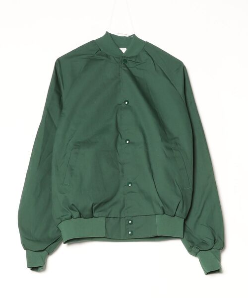 INNOCENT(イノセント)の「【T18】【American Fit USA/アメリカンフィットUSA】POPLIN BASEBALL JACKET(ブルゾン・メンズ・レッド/ブルー/グリーン・SMALL)」の2枚目の写真