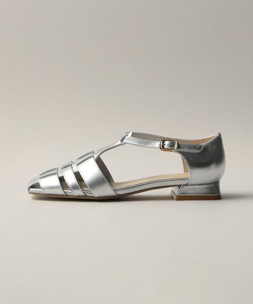 ODETTE E ODILE（オデットエオディール）の「スクエアグルカ フラット20↓↑（パンプス・レディース・ブラック/ブラウン/オフホワイト/ライトブルー/シルバー・22cm/22.5cm/23cm/23.5cm/24cm/24.5cm/25cm/21.5cm）」の19枚目の写真