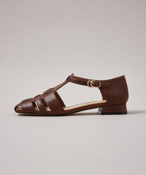 ODETTE E ODILE（オデットエオディール）の「スクエアグルカ フラット20↓↑（パンプス・レディース・ブラック/ブラウン/オフホワイト/ライトブルー/シルバー・22cm/22.5cm/23cm/23.5cm/24cm/24.5cm/25cm/21.5cm）」の11枚目の写真