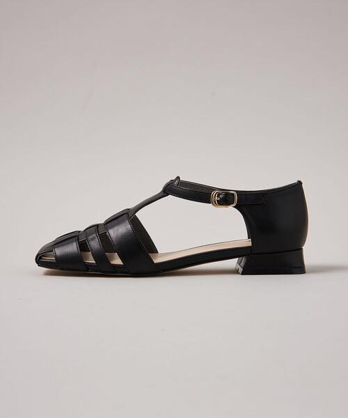 ODETTE E ODILE（オデットエオディール）の「スクエアグルカ フラット20↓↑（パンプス・レディース・ブラック/ブラウン/オフホワイト/ライトブルー/シルバー・22cm/22.5cm/23cm/23.5cm/24cm/24.5cm/25cm/21.5cm）」の6枚目の写真