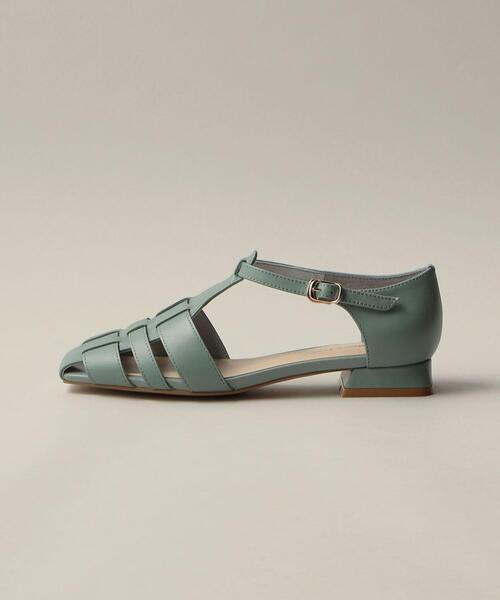 ODETTE E ODILE（オデットエオディール）の「スクエアグルカ フラット20↓↑（パンプス・レディース・ブラック/ブラウン/オフホワイト/ライトブルー/シルバー・22cm/22.5cm/23cm/23.5cm/24cm/24.5cm/25cm/21.5cm）」の21枚目の写真