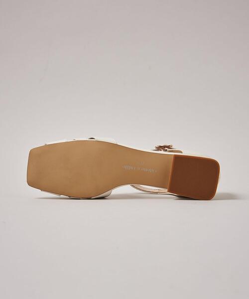 ODETTE E ODILE（オデットエオディール）の「スクエアグルカ フラット20↓↑（パンプス・レディース・ブラック/ブラウン/オフホワイト/ライトブルー/シルバー・22cm/22.5cm/23cm/23.5cm/24cm/24.5cm/25cm/21.5cm）」の15枚目の写真