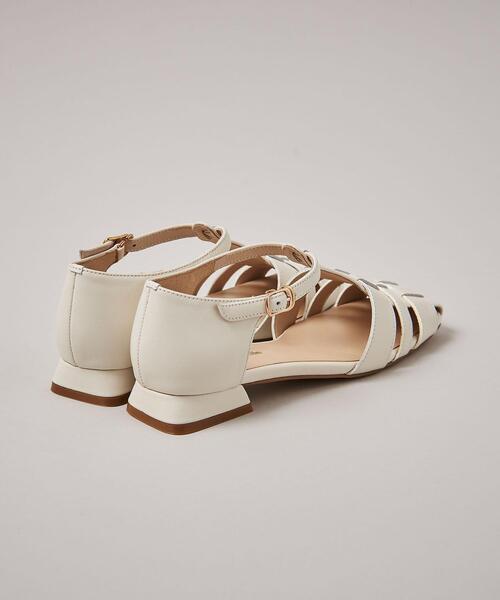 ODETTE E ODILE（オデットエオディール）の「スクエアグルカ フラット20↓↑（パンプス・レディース・ブラック/ブラウン/オフホワイト/ライトブルー/シルバー・22cm/22.5cm/23cm/23.5cm/24cm/24.5cm/25cm/21.5cm）」の17枚目の写真