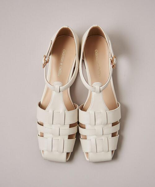 ODETTE E ODILE（オデットエオディール）の「スクエアグルカ フラット20↓↑（パンプス・レディース・ブラック/ブラウン/オフホワイト/ライトブルー/シルバー・22cm/22.5cm/23cm/23.5cm/24cm/24.5cm/25cm/21.5cm）」の13枚目の写真