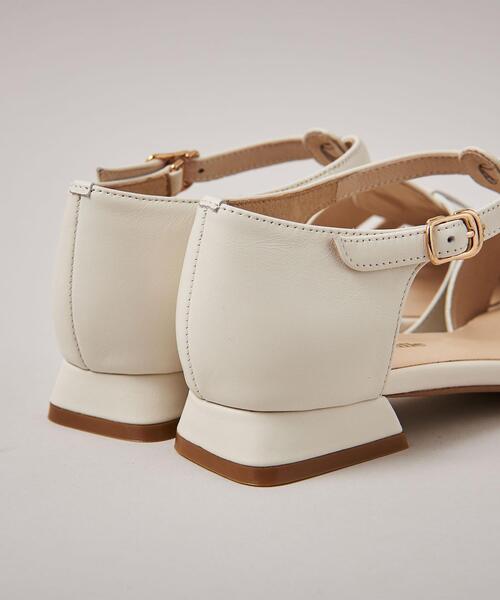 ODETTE E ODILE（オデットエオディール）の「スクエアグルカ フラット20↓↑（パンプス・レディース・ブラック/ブラウン/オフホワイト/ライトブルー/シルバー・22cm/22.5cm/23cm/23.5cm/24cm/24.5cm/25cm/21.5cm）」の20枚目の写真