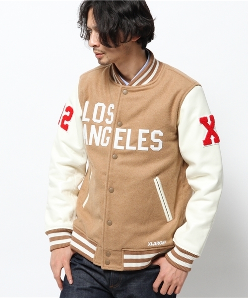 X-LARGE VARSITY JACKET スタジャン XLARGE エクストララージ スタジャン OG LOGO VARSITY JACKET