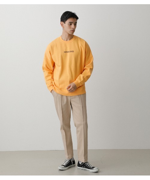 AZUL by moussy（アズールバイマウジー）の「CIRCLE MOVE CENTER PRESS PANTS/サークルムーブセンタープレスパンツ（その他パンツ・メンズ・ベージュ/ブラック・SMALL/LARGE/MEDIUM）」の14枚目の写真