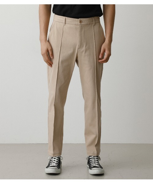 AZUL by moussy（アズールバイマウジー）の「CIRCLE MOVE CENTER PRESS PANTS/サークルムーブセンタープレスパンツ（その他パンツ・メンズ・ベージュ/ブラック・SMALL/LARGE/MEDIUM）」の15枚目の写真