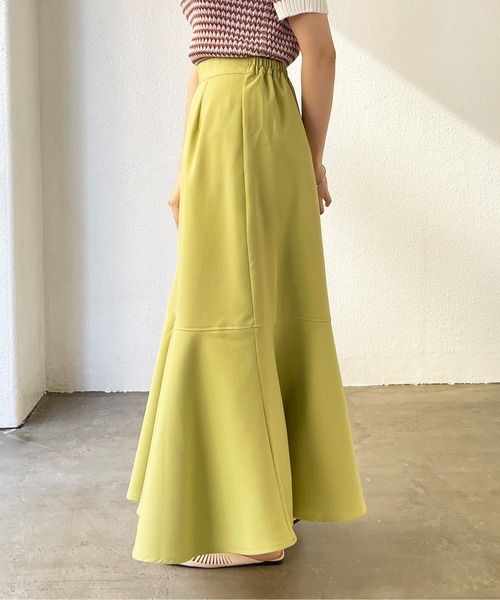 Shelly island（シェリーアイランド）の「ダブルクロスマーメイドスカート（スカート・レディース・ホワイト/ブラック/イエロー・FREE）」の11枚目の写真