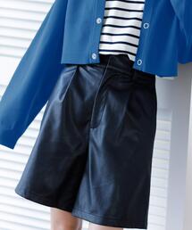 INGNI | フェイクレザーハーフ／パンツ(その他パンツ)