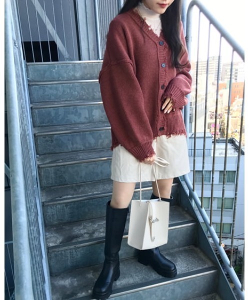 INGNI(イング)の「フェイクレザーハーフ/パンツA(その他パンツ・レディース・アイボリー/ブラウン/ブラック・FREE)」の21枚目の写真