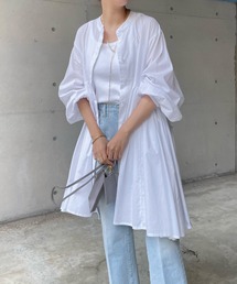 DouDou | SSボリュームチュニックブラウス(シャツ/ブラウス)