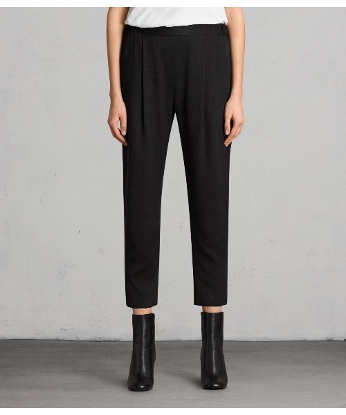 ALLSAINTS(オールセインツ)の「ALEIDA TROUSER | ALEIDA トラウザー(その他パンツ・レディース・ブラック・8)」の1枚目の写真