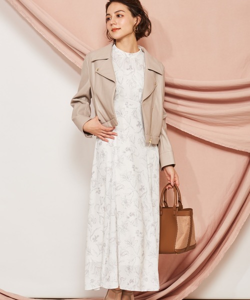 NOELA(ノエラ)の「フェイクレザーライダースジャケット(ライダースジャケット・レディース・ブラック/オフホワイト/ベージュ・フリー)」の18枚目の写真