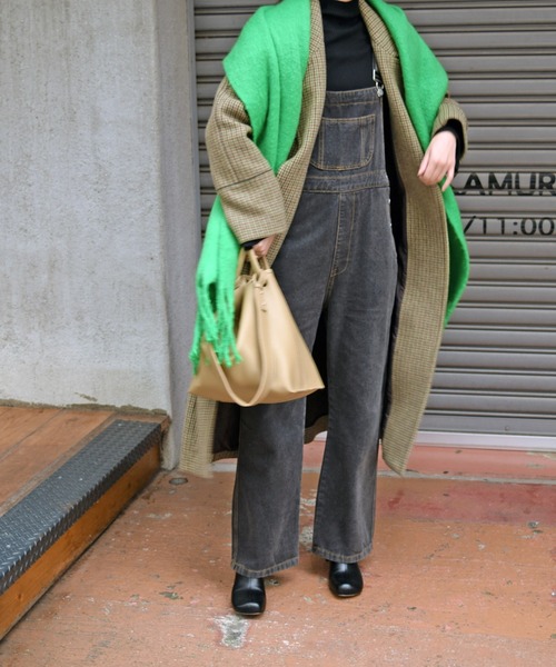 Marient(マリエント)の「カラーフリンジマフラー/Color Fringe Muffler(マフラー・レディース・ホワイト/ブルー/グリーン/オレンジ・FREE)」の14枚目の写真