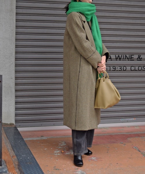 Marient(マリエント)の「カラーフリンジマフラー/Color Fringe Muffler(マフラー・レディース・ホワイト/ブルー/グリーン/オレンジ・FREE)」の15枚目の写真