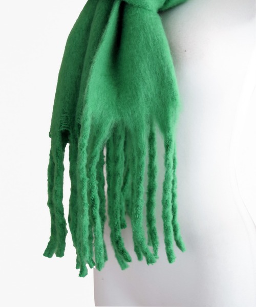 Marient(マリエント)の「カラーフリンジマフラー/Color Fringe Muffler(マフラー・レディース・ホワイト/ブルー/グリーン/オレンジ・FREE)」の20枚目の写真