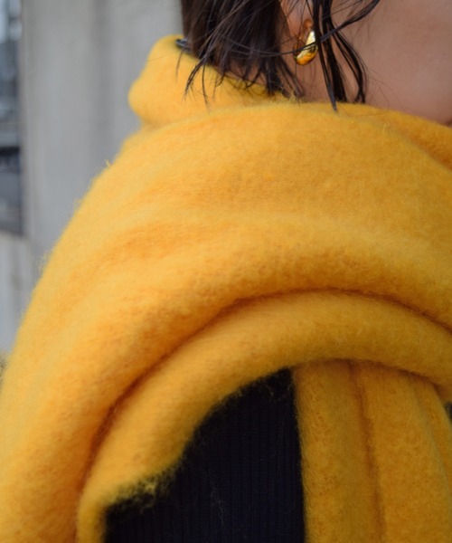 Marient(マリエント)の「カラーフリンジマフラー/Color Fringe Muffler(マフラー・レディース・ホワイト/ブルー/グリーン/オレンジ・FREE)」の22枚目の写真