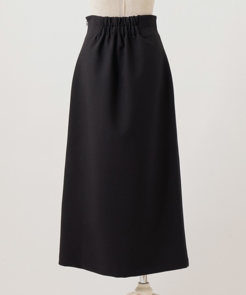 one after another NICE CLAUP（ワンアフターアナザーナイスクラップ）の「サイドボタンスリットスカート（スカート・レディース・アイボリー/ブラック/杢グレー/ベージュ・FREE）」の8枚目の写真