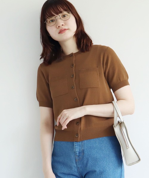 コジコジ　fig london フィグロンドン　2wayニットカーディガン fig London（フィグロンドン）の「RAW cardigan（カーディガン