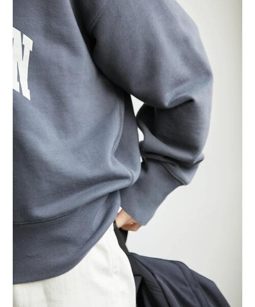 AMERICAN HOLIC（アメリカンホリック）の「カレッジロゴ裏毛プルオーバー（スウェット・レディース・チャコールグレー/ネイビー/イエロー/ホワイト系その他・M/L）」の11枚目の写真