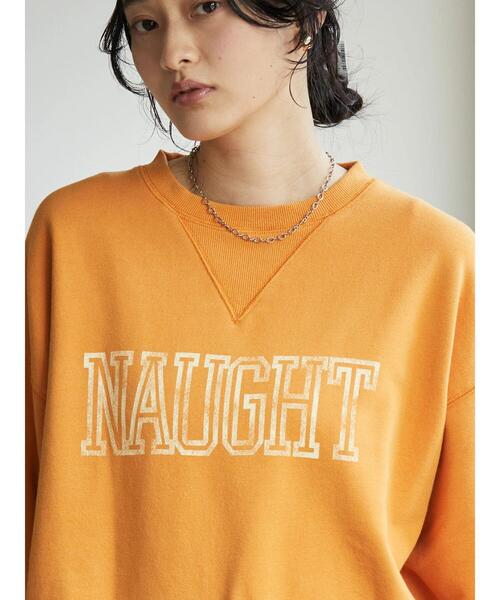 AMERICAN HOLIC（アメリカンホリック）の「カレッジロゴ裏毛プルオーバー（スウェット・レディース・チャコールグレー/ネイビー/イエロー/ホワイト系その他・M/L）」の16枚目の写真