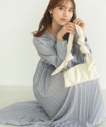 fifth | ボウタイドットプリーツワンピース(ワンピース)