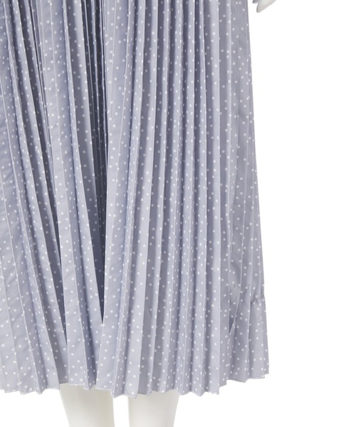 fifth（フィフス）の「ボウタイドットプリーツワンピース（ワンピース・レディース・ライトグレー/ブラック・M）」の18枚目の写真