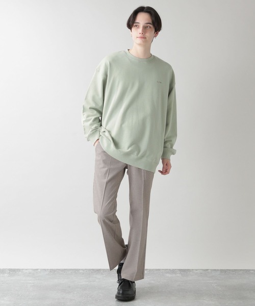 RAGEBLUE(レイジブルー)の「フォトプリント/裏毛スウェットクルー/271761(スウェット・メンズ・ホワイト/ブラック/パープル/グリーン・MEDIUM/LARGE)」の6枚目の写真
