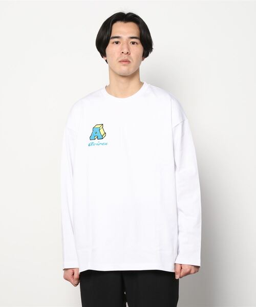 AVIREX(アヴィレックス)の「【直営店限定】サークル ロゴ ロングスリーブ Tシャツ / CIRCLE LOGO LONG SLEEVE T-SHIRET / アヴィレックス / AVIREX(Tシャツ/カットソー・メンズ・ブラック/ホワイト・LARGE/MEDIUM)」の6枚目の写真