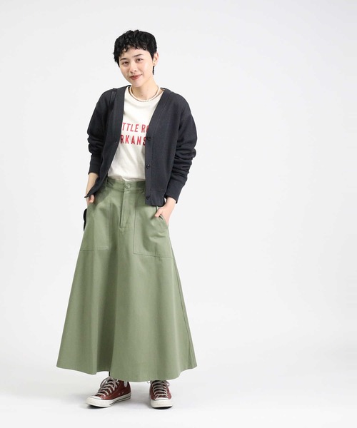 Right-on（ライトオン）の「【HONEYSUCKLE ROSE】ハニカムカットカーディガン（カーディガン/ボレロ・レディース・ダークグレー/キナリ/レッド・M/L）」の9枚目の写真