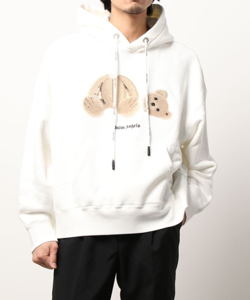 Palm Angels（パームエンジェルス）の「PalmAngels/パームエンジェルス/BEAR HOODY/ベアーフーディー（パーカー・メンズ・オフホワイト・MEDIUM/X-LARGE/LARGE）」の9枚目の写真