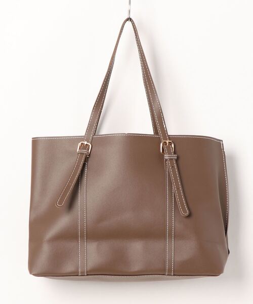 Burner(バーナー)の「【OKUOKU 0909】レザー調 ショルダートートバッグ / oku-bag-261-15(トートバッグ・レディース・その他2/その他4/その他3/その他1・FREE)」の7枚目の写真