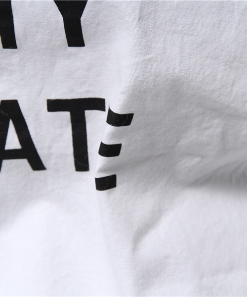 VENCEEXCHANGE（ヴァンスエクスチェンジ）の「Frontﾌﾟﾘﾝﾄｼｬﾂ                   （シャツ/ブラウス・メンズ・オフホワイト・MEDIUM/LARGE）」の11枚目の写真