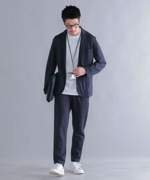 SHIPS | *SHIPS: ストレッチ ジャージー セットアップ (ジャケット+イージーパンツ)(セットアップ)