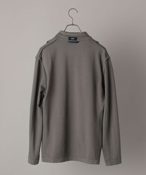 SHIPS(シップス)の「*SHIPS: ストレッチ ジャージー セットアップ (ジャケット+イージーパンツ)(セットアップ・メンズ・ブラック/グレー/ネイビー・SMALL/MEDIUM/LARGE/X-LARGE)」の8枚目の写真